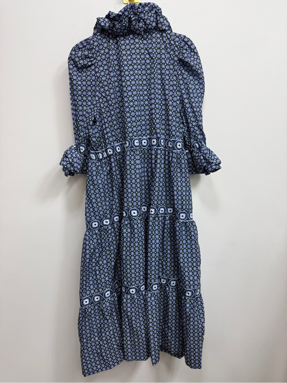 Gretchen Scott NWT Printed Ruffle Midi Dress - Picture 2 of 5